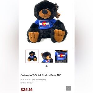 Colorado T-Shirt Buddy Bear 10"